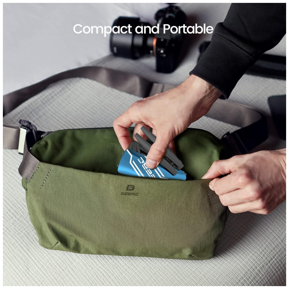 Drone DEERC D20 Mini com Câmera HD para Crianças Brinquedo de Controle Remoto para Meninos e Meninas com Controle por Voz Selfie por Gestos Altitud - Imagem 5