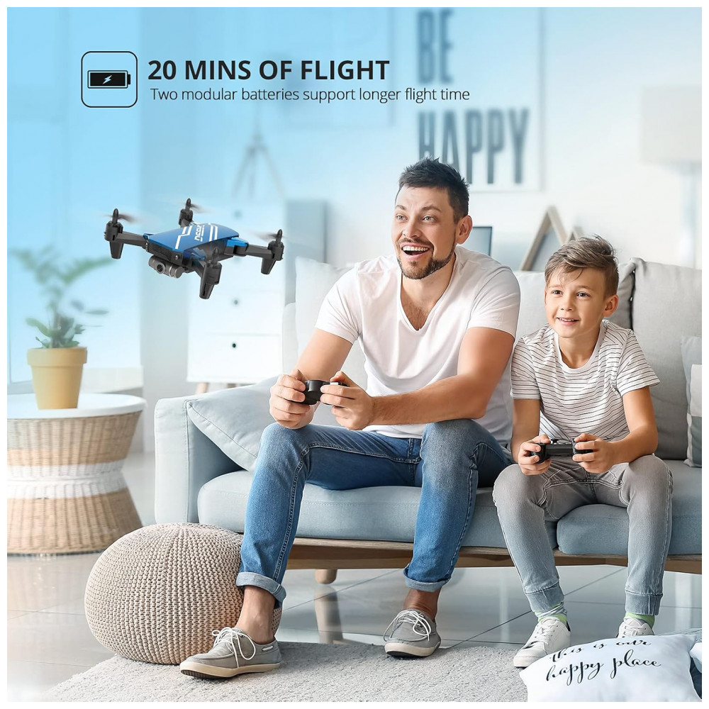 Drone DEERC D20 Mini com Câmera HD para Crianças Brinquedo de Controle Remoto para Meninos e Meninas com Controle por Voz Selfie por Gestos Altitud - Imagem 7