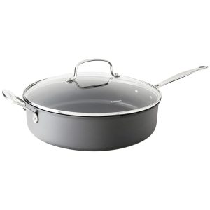 Panela Saute de 33L com Revestimento Antiaderente Anodizado Cuisinart Chef's Classic 633-30HP1 Preto