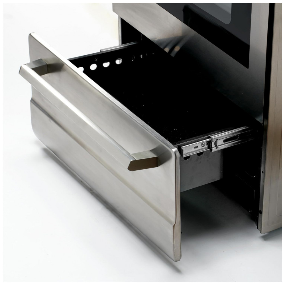 Forno e Fogão Elétrico Avanti ERU200P3S Compacto 4 Queimadores Porta de Vidro Gaveta de Armazenamento e Assadeira para Apartamento - Imagem 6