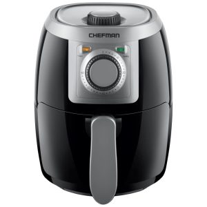 Fritadeira Elétrica sem Óleo com Controle de Temperatura e Cronômetro 2L 1000W - CHEFMAN TurboFry Preta