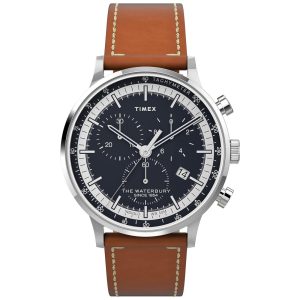 Relógio Masculino Analógico Automático Couro TIMEX TW2V30800VQ Marrom