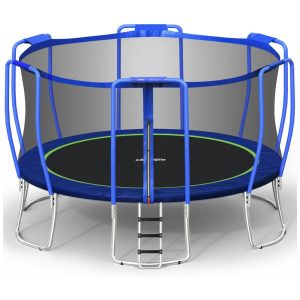 Cama Elástica para Crianças até 192 kg Tamanho 46 Metros Zupapa Azul