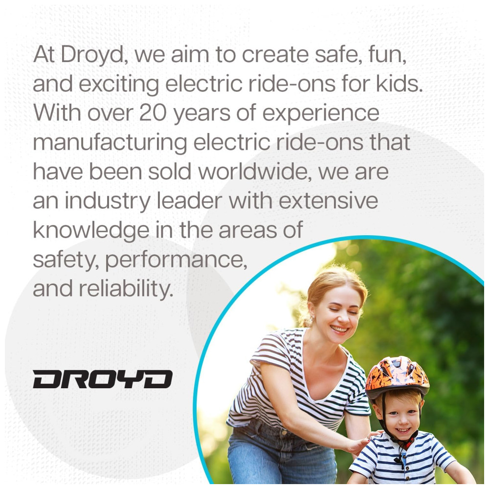 Triciclo Infantil com Controle de Velocidade dos Pais Assento Ajustável Luzes LED Multicoloridas e a Bateria de Íon de Lítio 24V Droyd Romper Vermelho - Imagem 8