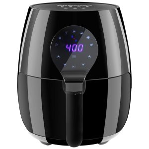 Fritadeira Elétrica Air Fryer 5L 7 Configurações 1350W 110v ELITE GOURMET EAF5317D Preto