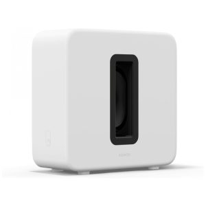 Sonos Sub Subwoofer Sem Fio Graves Profundos Dois Woofers Elípticos Wi-Fi 4 Controle via App Sonos – Branco