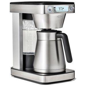 Cafeteira de 12 xícaras com Jarra Térmica de Parede Dupla com Isolamento a Vácuo e Controle de Temperatura 110V OXO Prata