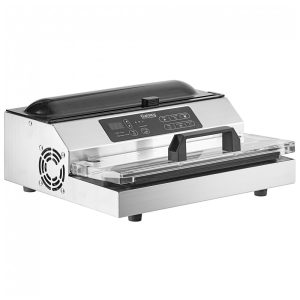 Máquina de Embalagem a Vácuo External Strip Galaxy GVME12SS Bomba Seca 30 cm 120V