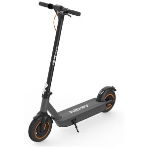 Scooter Elétrica para Adultos até 100 kg Velocidade Máxima de 30 km/h e Alcance de 64 km com Sistema de Frenagem Duplo e Controle de Cruzeiro 650W Hiboy S2 MAX Preta