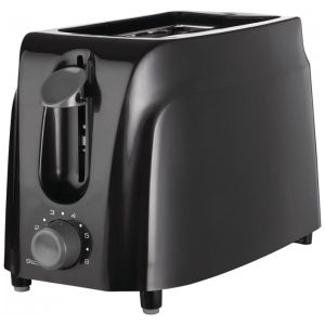 Torradeira Elétrica 2 Fatias com 6 Níveis de Tostagem 110V 760W Brentwood Preta