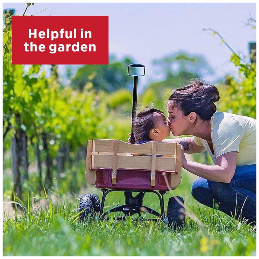 Carrinho de Passeio Radio Flyer para Crianças, Carrinho de Mão, Carrinho de Praia, Carrinhos com Rodas, Brinquedos Externos para Crianças de 1,5 Anos - Imagem 2