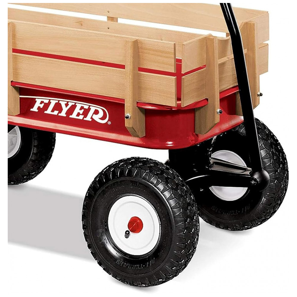 Carrinho de Passeio Radio Flyer para Crianças, Carrinho de Mão, Carrinho de Praia, Carrinhos com Rodas, Brinquedos Externos para Crianças de 1,5 Anos - Imagem 9