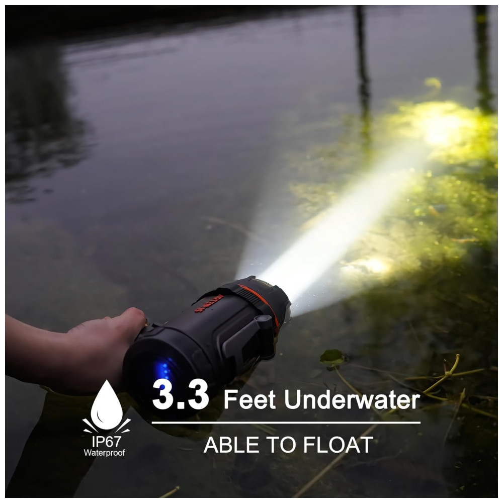 Lanterna 1000LM à Prova D IP67 com USB GOODSMANN 9212 89201 01A Preto - Imagem 4