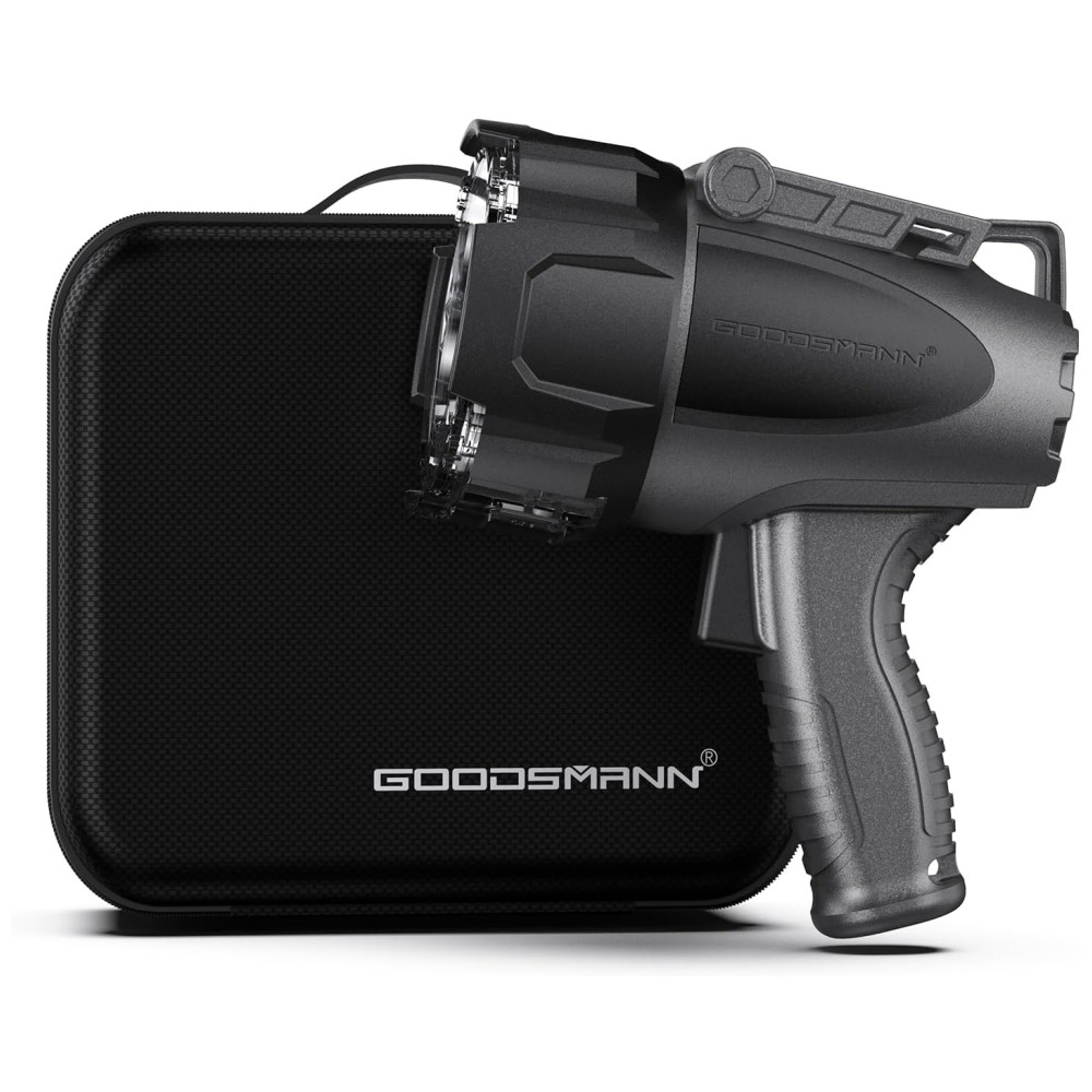 Lanterna 6000LM á Prova D com Maleta EVA GOODSMANN 9903 C102 01 Preto