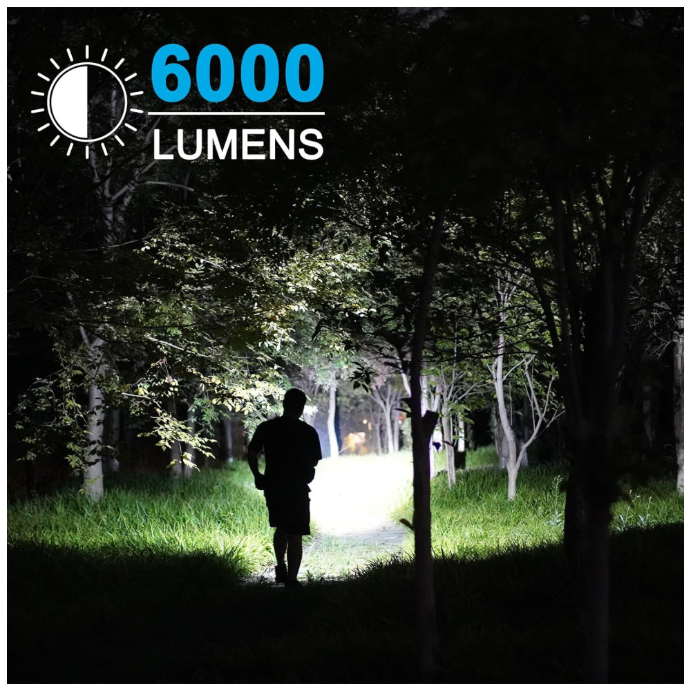 Lanterna 6000LM á Prova D com Maleta EVA GOODSMANN 9903 C102 01 Preto - Imagem 3