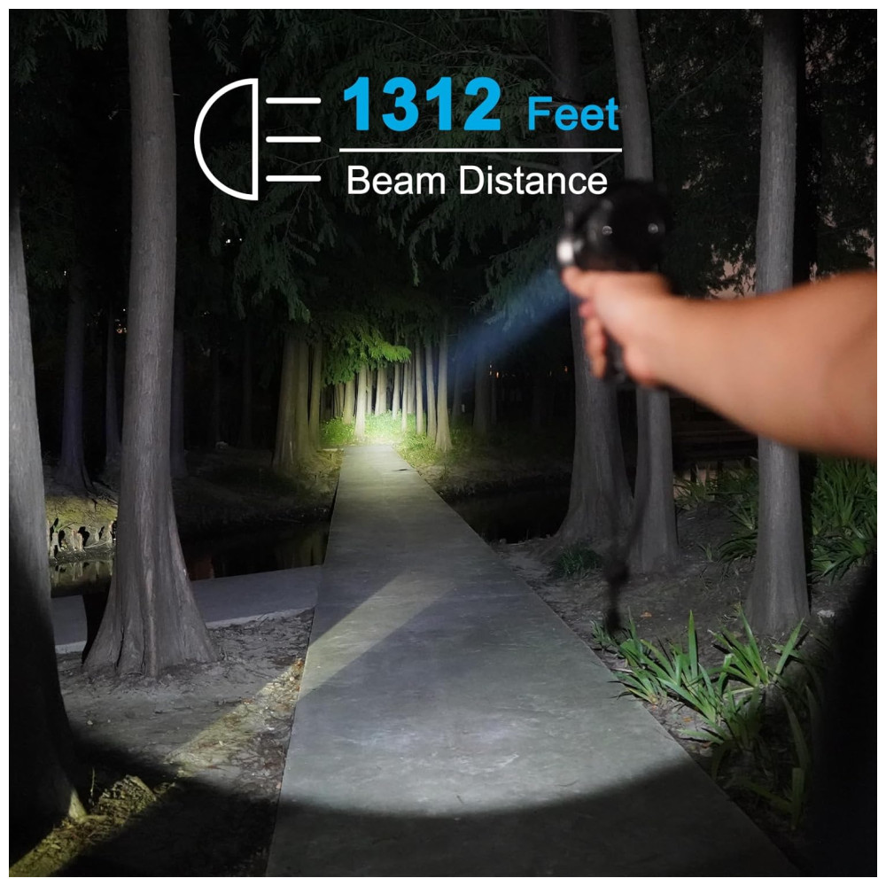 Lanterna 6000LM á Prova D com Maleta EVA GOODSMANN 9903 C102 01 Preto - Imagem 4