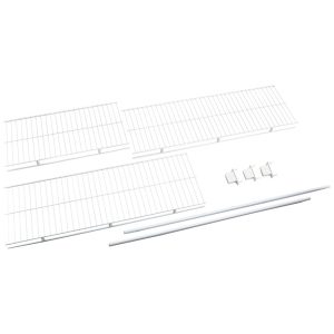 Kit de Prateleiras Aramadas para Closet Não Ajustável Rubbermaid Branco