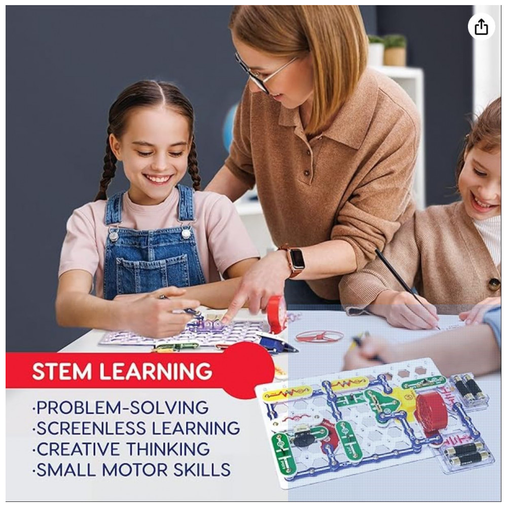 Snap Circuits Extreme SC-750 – Kit Educacional de Eletrônica com Mais de 750 Projetos para Crianças a Partir de 8 Anos - Imagem 2