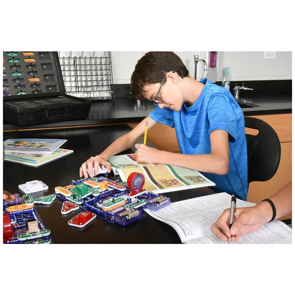 Snap Circuits Extreme SC-750 – Kit Educacional de Eletrônica com Mais de 750 Projetos para Crianças a Partir de 8 Anos - Imagem 8
