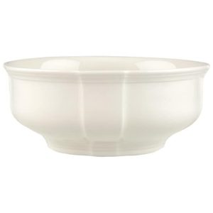 Bowl Elegante Estilo Contemporâneo com Capacidade de 1.2L Material de Porcelana e Formato Redondo Villeroy Boch Branco