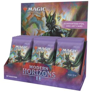 Caixa de Boosters do conjunto Magic: The Gathering Modern Horizons 360 Cartas para Jogadores Maiores de 13 Anos