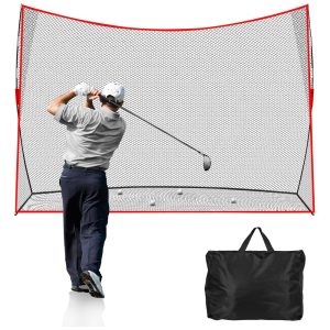 Rede de Golfe 3x21m de Alta Durabilidade p/ Treino em Ambientes Internos/Externos Portátil c/ Bolsa Ideal p/ Aprimorar seu JogoHalunoty.