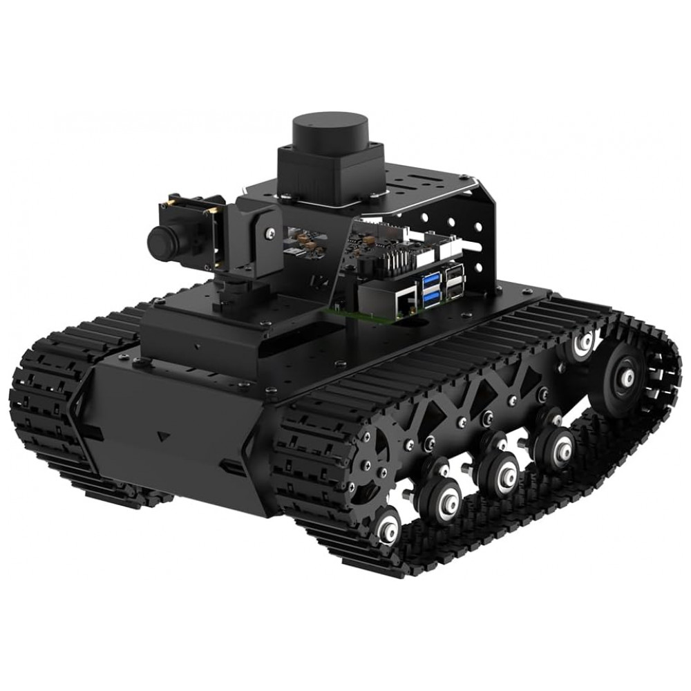 Hiwonder MentorPi M1 – Robô Educacional com Chassi Mecanum, ROS2 e Suporte a ChatGPT – Kit Avançado com Câmera 3D, Lidar TOF e Navegação Autônoma