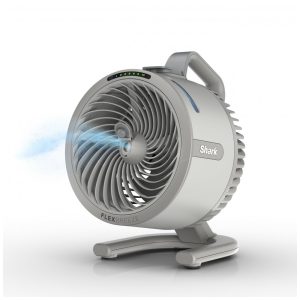 Ventilador portátil Shark FlexBreeze HydroGo Pro Dune 5 velocidades névoa evaporativa dry-touch uso interno e externo 110V