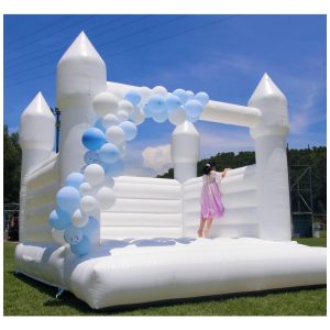 Casa de Pula-Pula Comercial Branca para Adultos Casa de Pula-Pula Comercial de PVC de 100 Casa de Pula-Pula para Adultos com Soprador Relunch