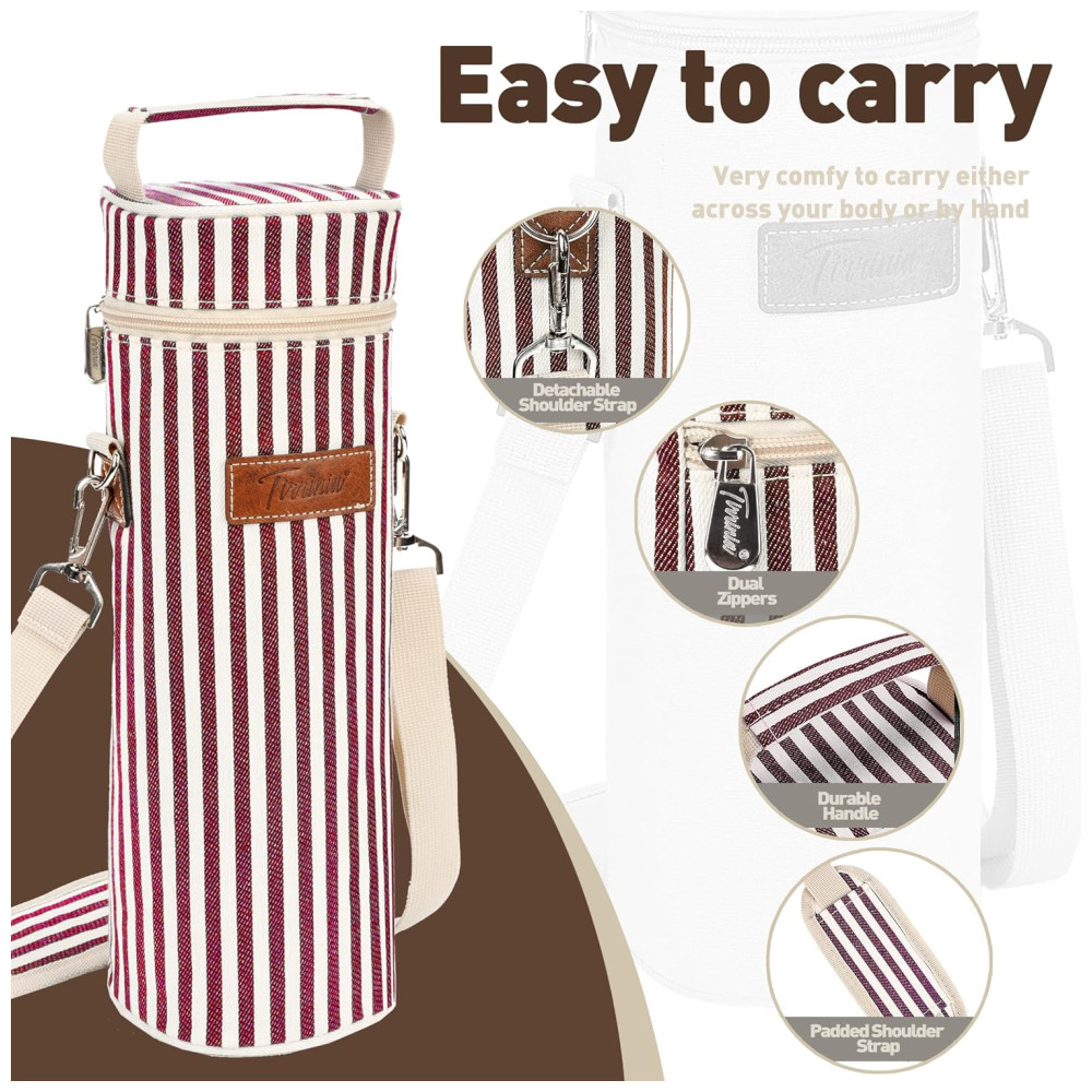 Bolsa Térmica para Vinho Tirrinia - Transporte seu Vinho com Estilo e Segurança! - Imagem 2