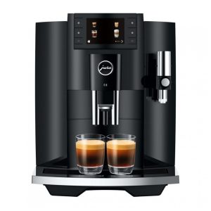 Máquina de Café Automática Jura E8 Preto Piano 17 Especialidades 1450W