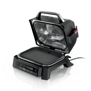 Churrasqueira Elétrica Ninja Woodfire Outdoor Grill & Smoker 4 em 1 OG301 1760W 110V