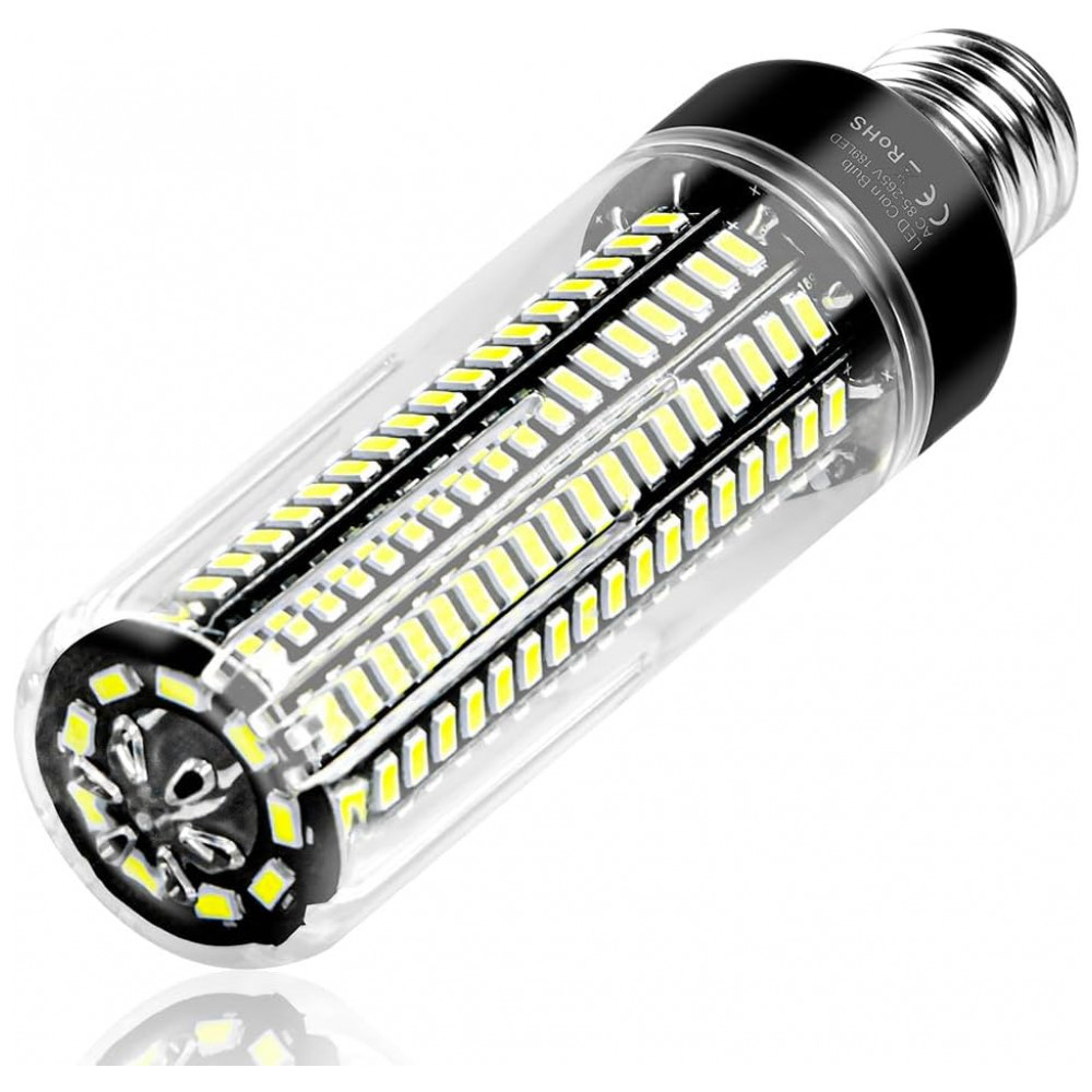 Lâmpada LED milho 35W equivalente a 350W, super brilhante com 4041 lúmens, luz diurna 6000K, base média E26/E27 compatível com ventiladores,Duu Too