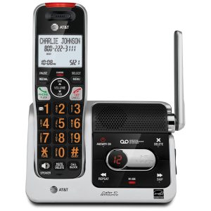Aprimorando: Aparelho de Telefone sem Fio AT&T BL102 DECT 6.0 c/ Secretária Eletrônica Bloqueador de Chamadas Identificador e Assistente de Áudio.