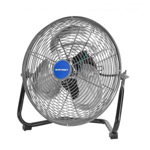 Ventilador de Chão Industrial NORTHSKY Preto 30 cm 1200 CFM (339 m³/min) 3 Velocidades Inclinação 110° Motor 152 CV 49W Grade de Aço Modelo H1-1031 110V