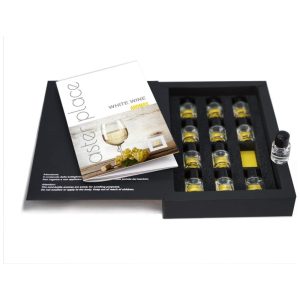TASTERPLACE Kit com 12 Aromas de Vinho para Sommeliers com Guia Explicativo em Inglês