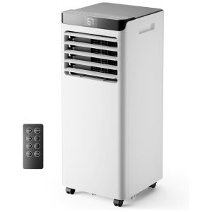 Ar-condicionado Portátil Pulemela de 10.000 BTU para Ambientes Grandes de até 42m² Unidade de Ar-condicionado Portátil com 4 em 1 Controle Remoto