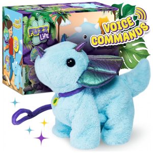 Dinossauro Robô de Pelúcia Interativo com Comando de Voz - Trevor Team Power