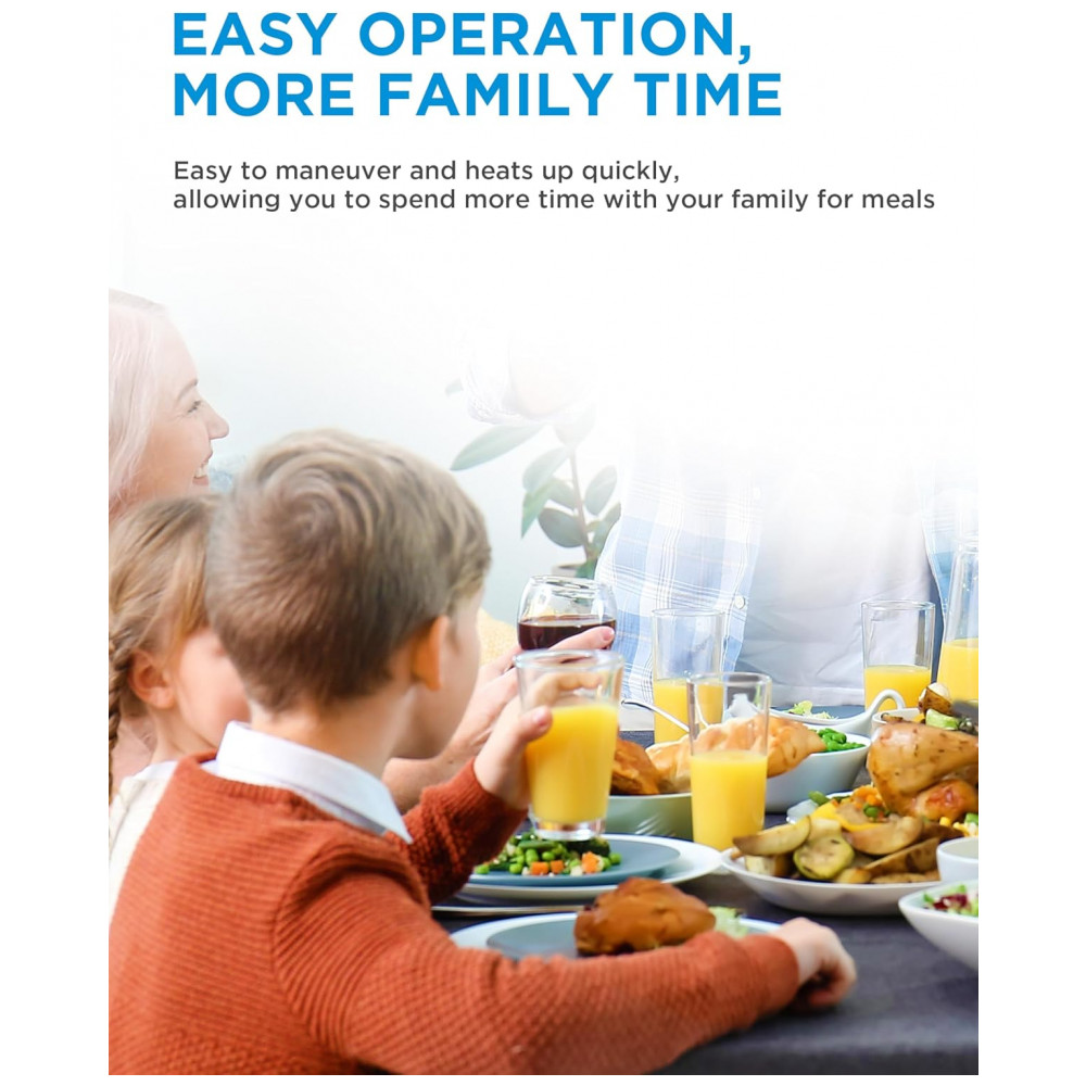 Panela Elétrica de Pressão Midea 12 em 1 6 Litros 12 Programas Panela de Arroz Vaporizador Frigideira Iogurteira e Mais Aço Inoxidável Preto - Imagem 7