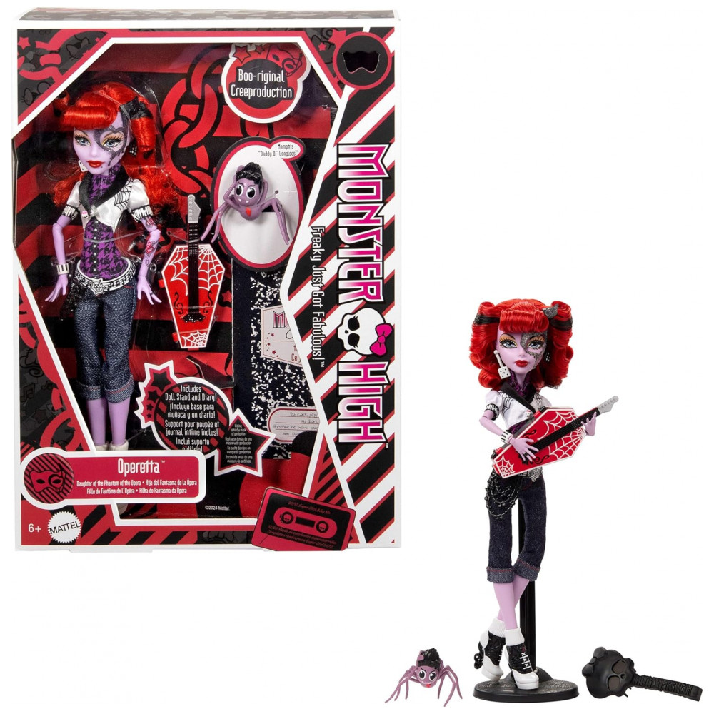 Boneca Monster High Boo-riginal Creeproduction – Edição Repro Gen 1 com Acessórios