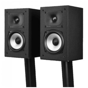 Caixas acústicas Polk Audio Monitor XT15 par de caixas bookshelf/surround 2 vias com woofer de 133 cm preto