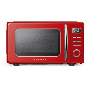 Forno Micro-ondas Retrô de Bancada Galanz Vermelho 20L 700W 110V