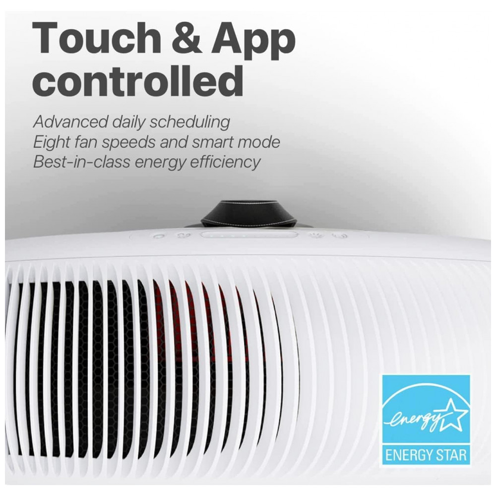 Purificador de Ar Inteligente IQAir Atem X para Ambientes Grandes de até 153m² Controle via App WiFi Filtros HyperHEPA contra Fumaça de Incêndios Fl - Imagem 5