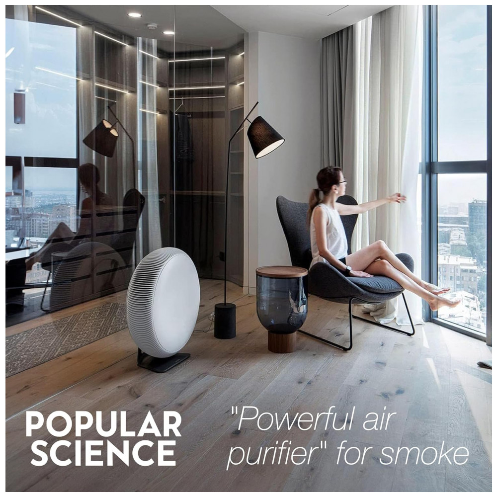 Purificador de Ar Inteligente IQAir Atem X para Ambientes Grandes de até 153m² Controle via App WiFi Filtros HyperHEPA contra Fumaça de Incêndios Fl - Imagem 7