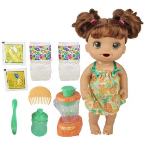 Boneca Magic Mixer Boneca Tropical com Acessórios de Liquidificador para Crianças Acima de 3 Anos Baby Alive