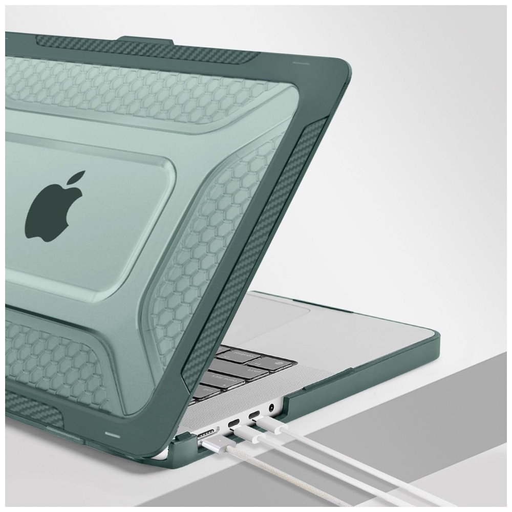 MOSISO Capa Rígida para MacBook Pro 16" 2025-2021, TPU Anti-Choque com Kickstand Dobrável e Teclado, Verde Esmeralda - Imagem 7