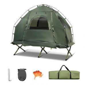 Barraca Suspensa Portátil para Acampamento Camping NIGHTCORE Verde