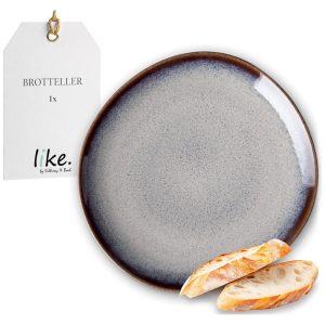 Prato para Aperitivo 17 cm Elegância e Praticidade em Sua Mesa com Formato Redondo e Material de Barro Villeroy Boch Bege