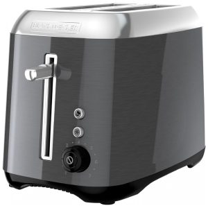 Torradeira Elétrica 2 Fatias com 7 Niveis de Tostagem e Bandeja de Migalhas 850W Black Decker Preta