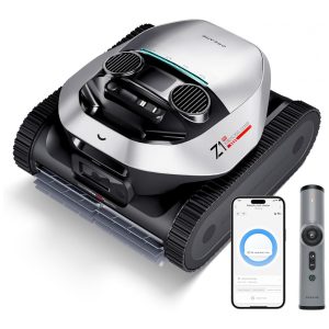 Robô Aspirador para Piscinas AIPER Scuba X1 Pro Max Preto e Cinza Mapeamento Inteligente Roteiro Adaptativo Dupla Filtração Modelo 2025﻿